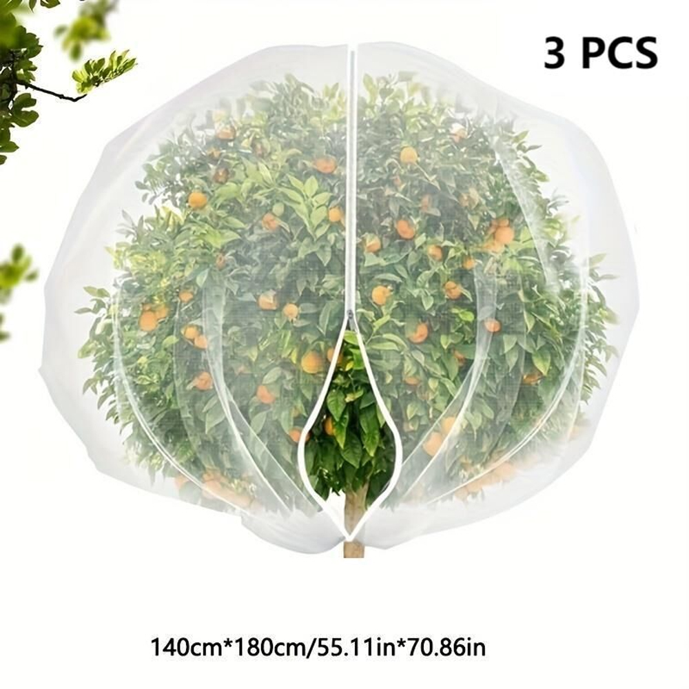 Grow Bags - 3Pcs Plant Protection Bag Cover Netting