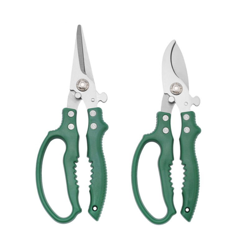 Gardening Tools To Cut Branches - Garden Pruning Shears Stainless Steel Straight