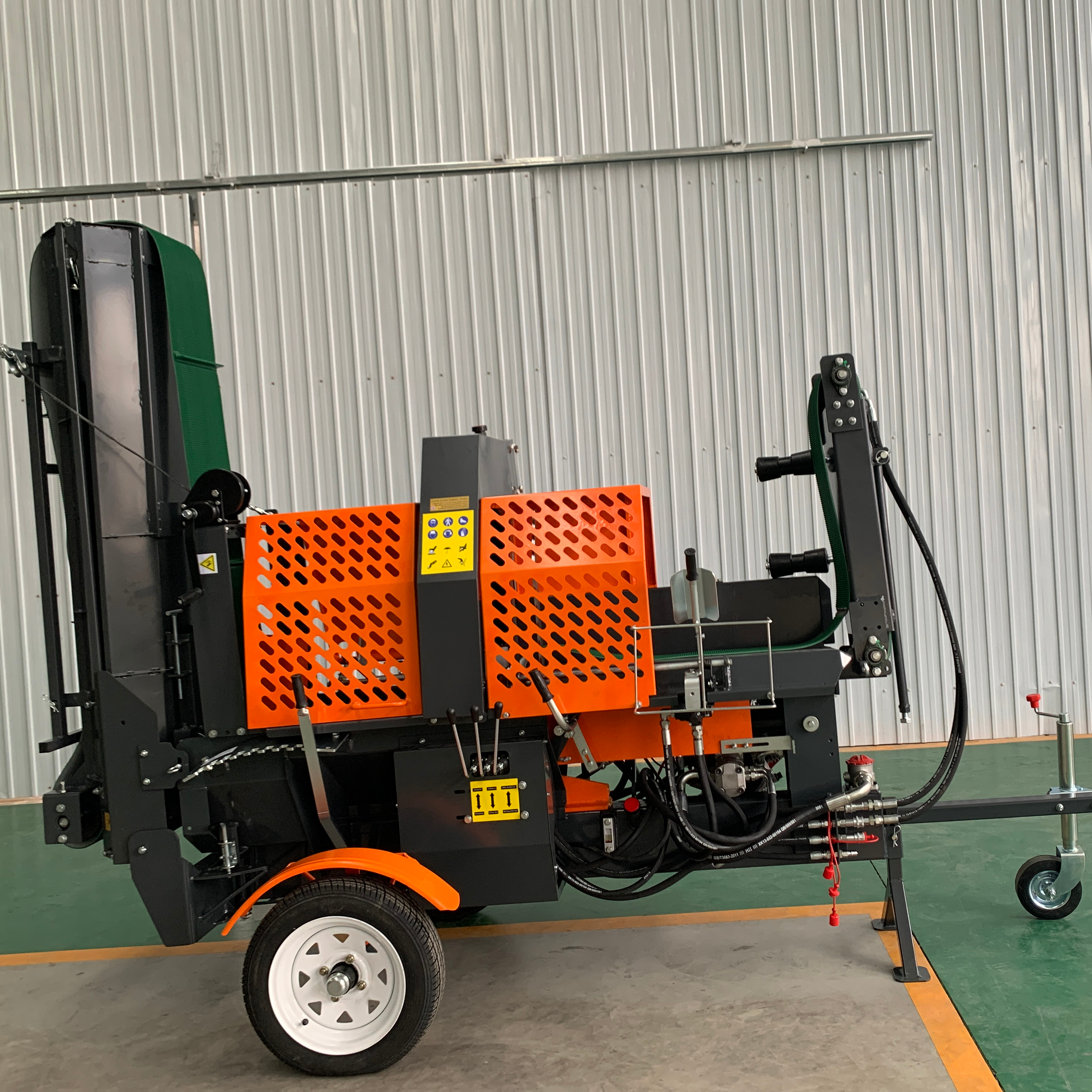 Gardening Tools In Store - YG Horizontal Mobile Firewood Processor Petrol