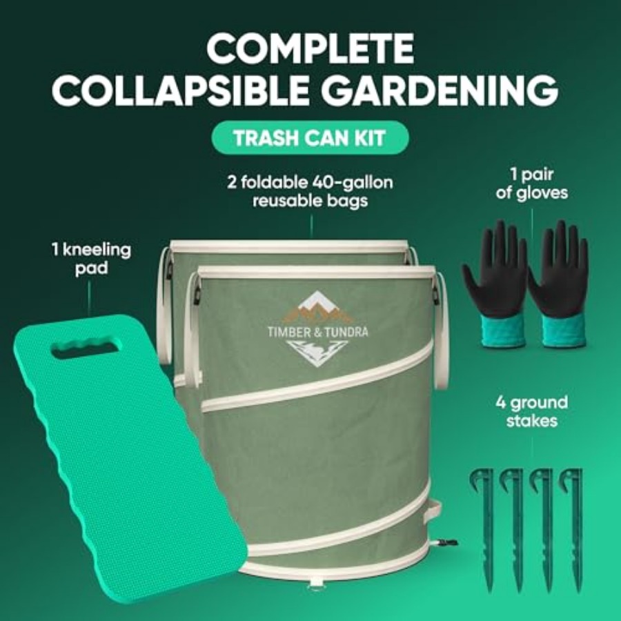 40-Gallon Collapsible Trash Ca - Garden Kneeling Pad 리뷰 및 가격