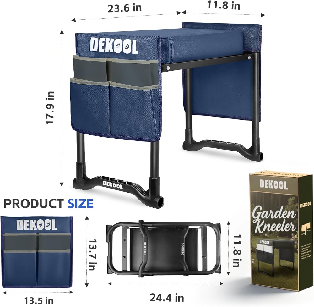 Garden Kneeler and Seat with 3 - Gardening Tools Heavy Duty 리뷰 및 가격