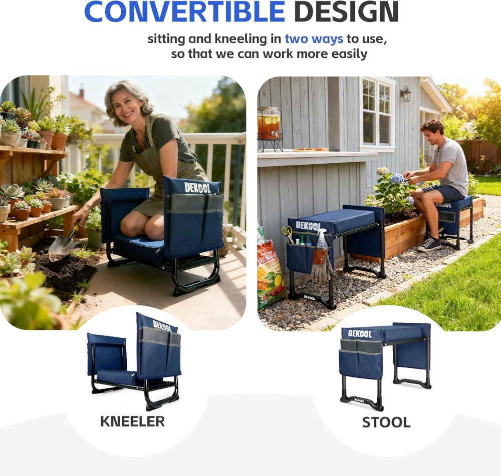 Garden Kneeler and Seat with 3 - Gardening Tools Heavy Duty 리뷰 및 가격