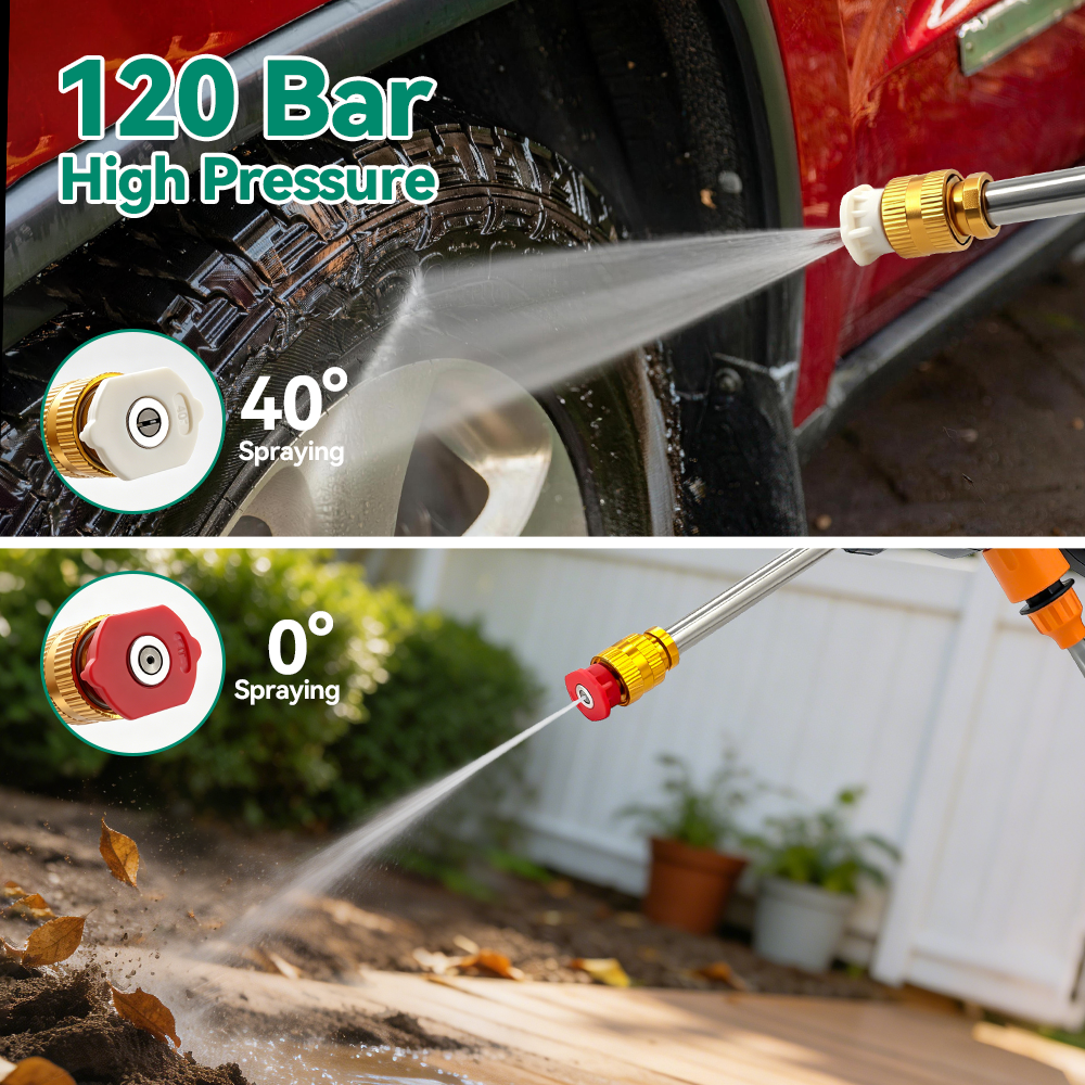 300W Car Washer Gun 120 Bar El - Gardening Tools Types 리뷰 및 가격
