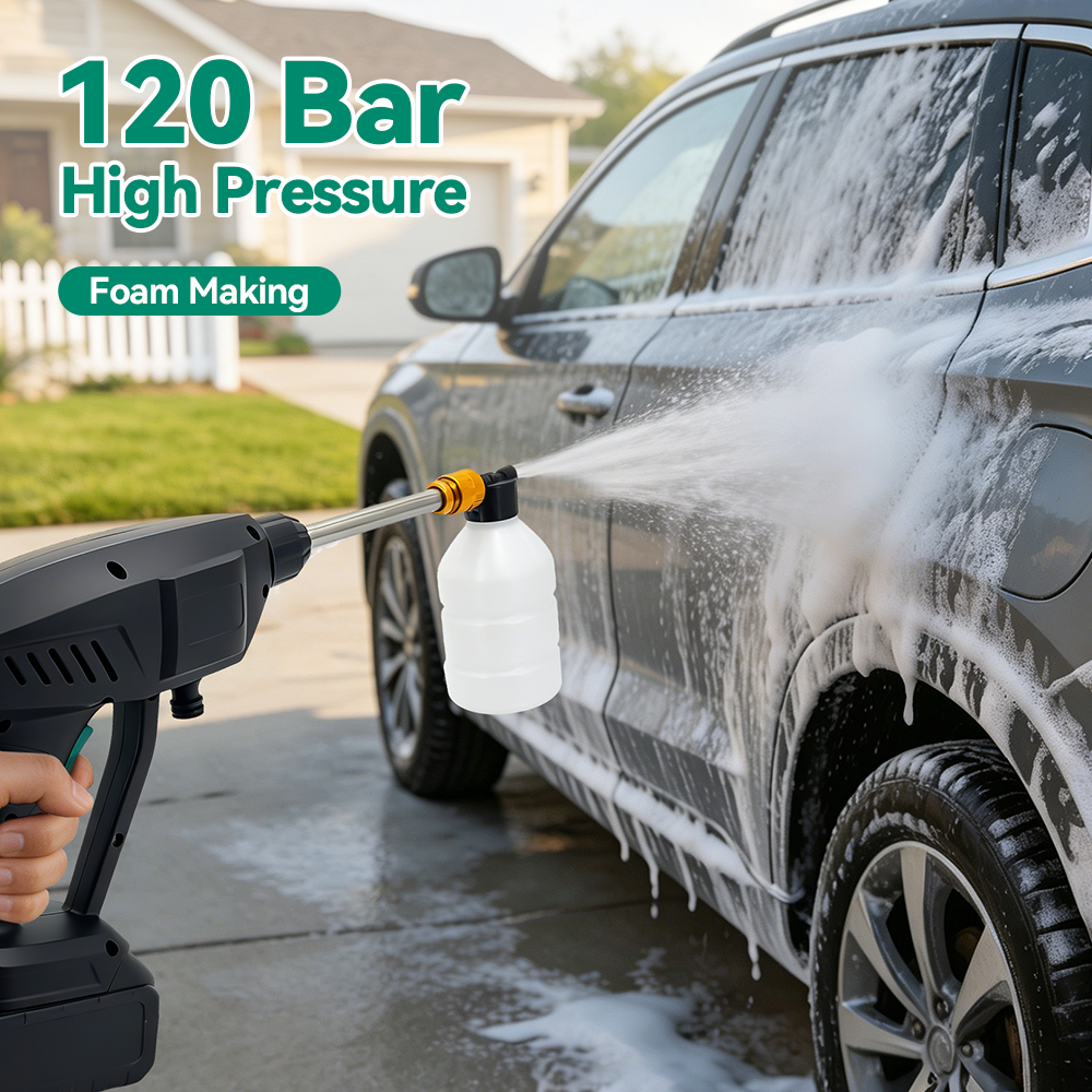 300W Car Washer Gun 120 Bar El - Gardening Tools Types 리뷰 및 가격