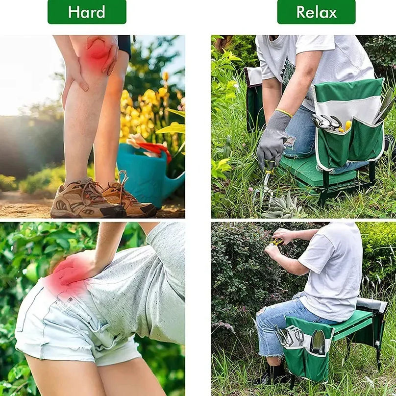 Garden Kneeler Folding Garden  - Garden Kneeling Pad 리뷰 및 가격