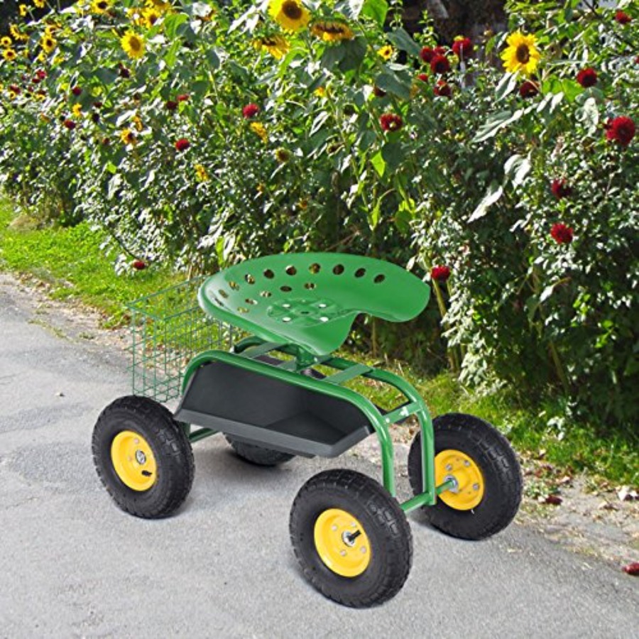 Rolling Garden Work Seat for o - Gardening Tools Green 리뷰 및 가격