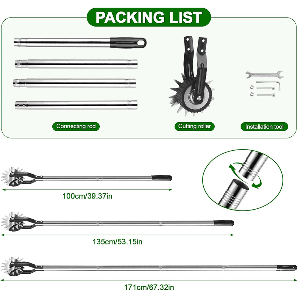 67 Inch/170 cm Wheel Rotary Ed - Gardening Tools Edger 리뷰 및 가격