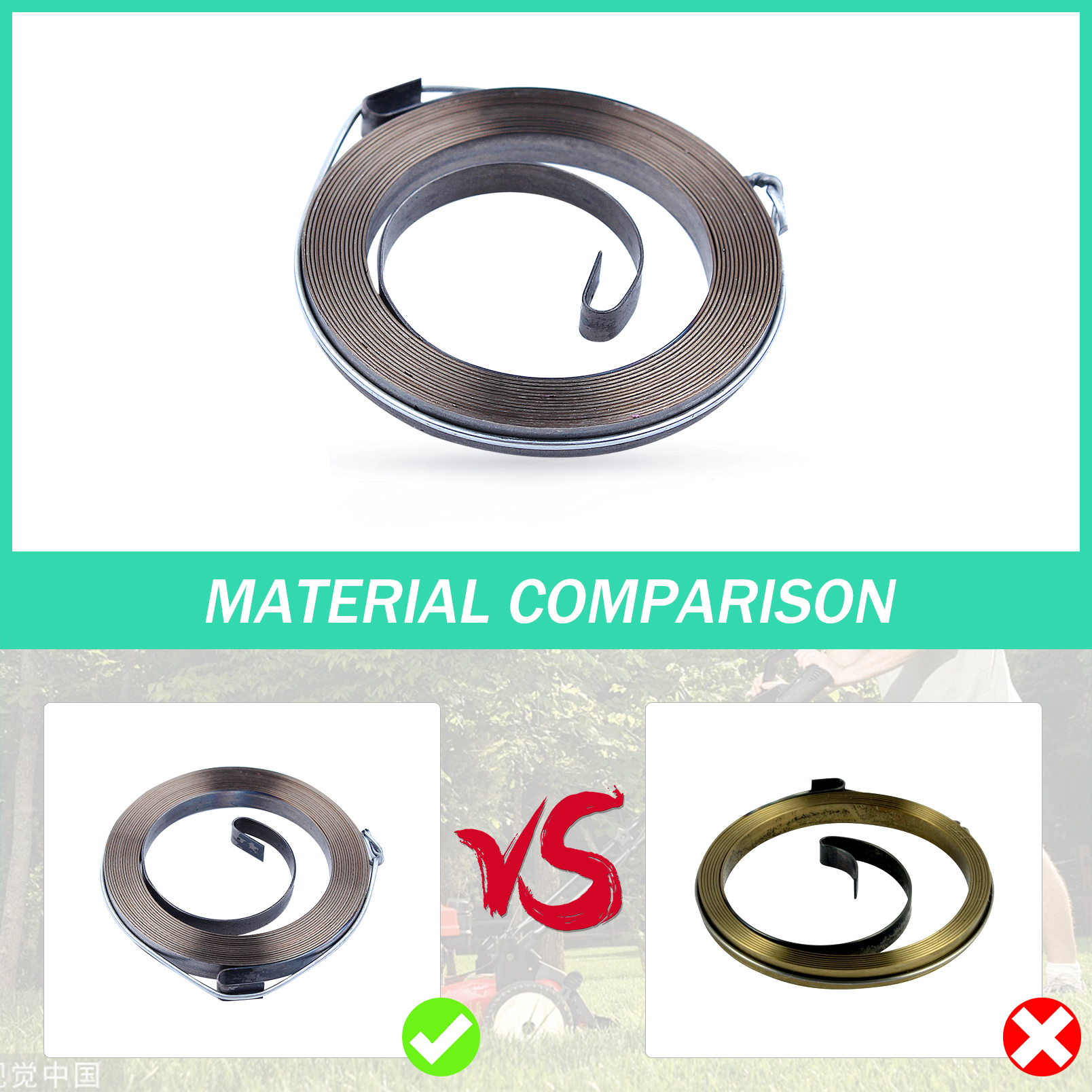 Recoil Starter Spring For Husq - Gardening Tools Edger 리뷰 및 가격