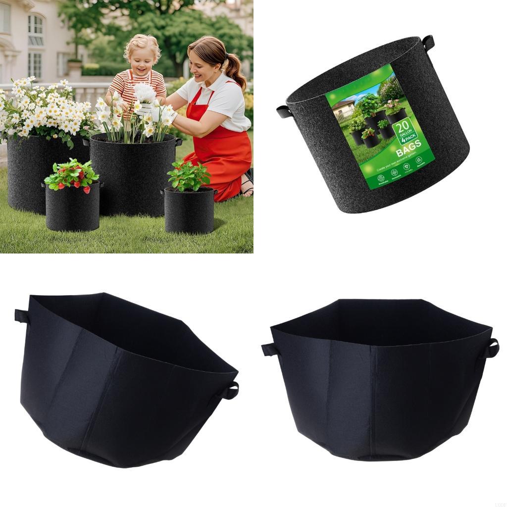   4x Reinforced Grow Pots Gard - Grow Bags 리뷰 및 가격