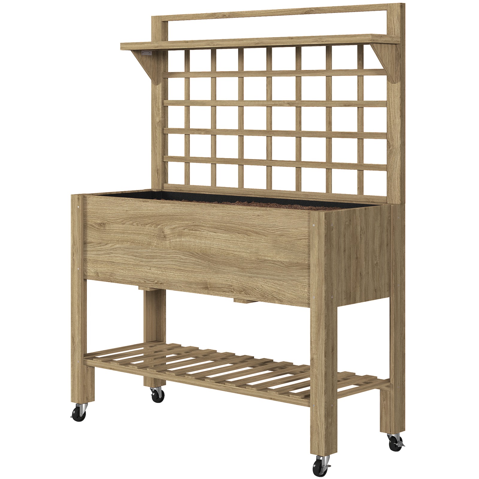 Outdoor Wooden Elevated Growin - Grow Bags 리뷰 및 가격