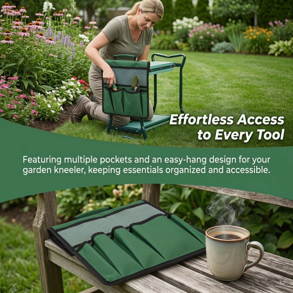 600D Oxford Cloth Garden Stool - Gardening Tools Green 리뷰 및 가격