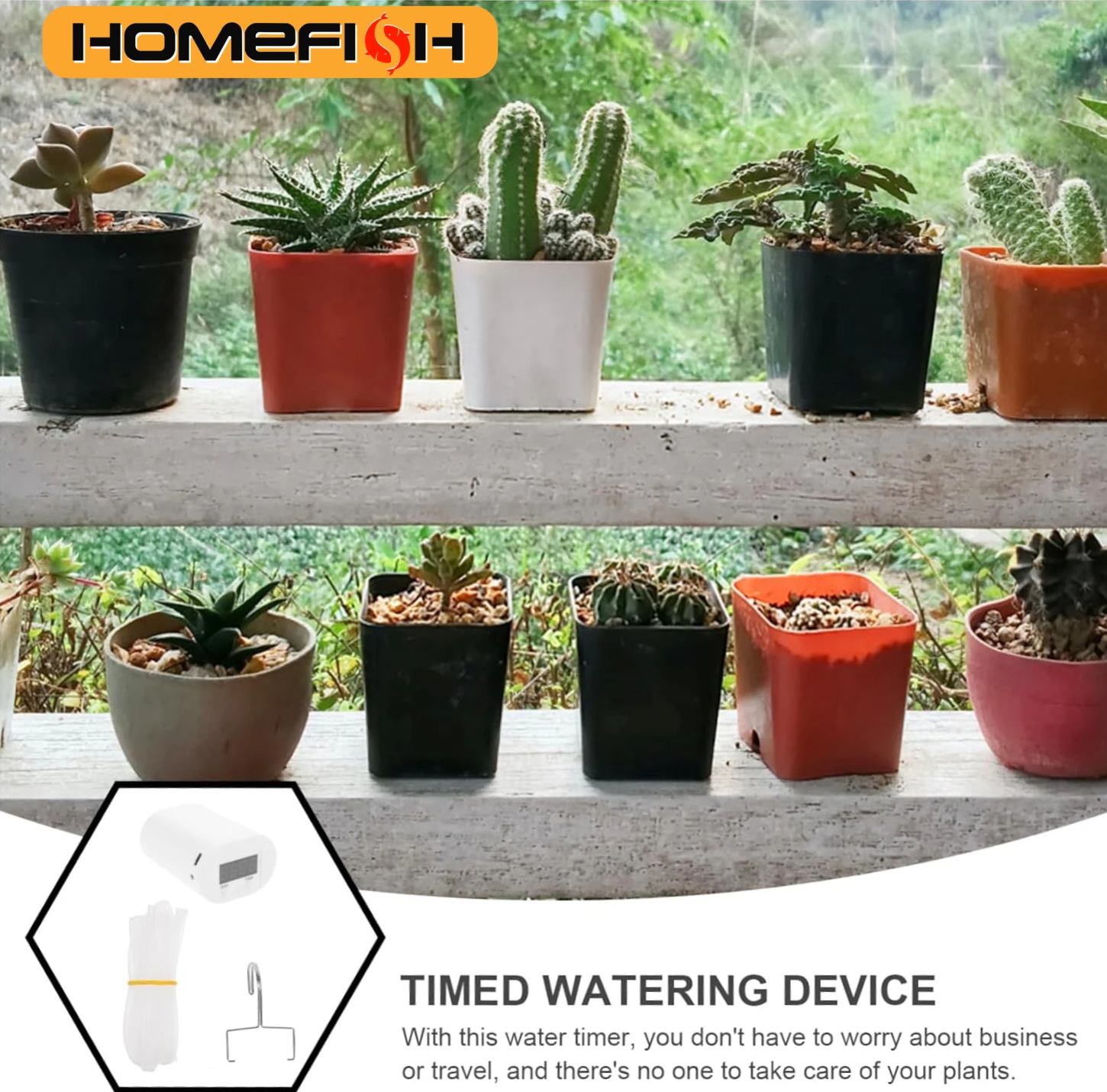 HOMEFISH Automatic Plant Flowe - Gardening Tools Kit For Home Garden 리뷰 및 가격