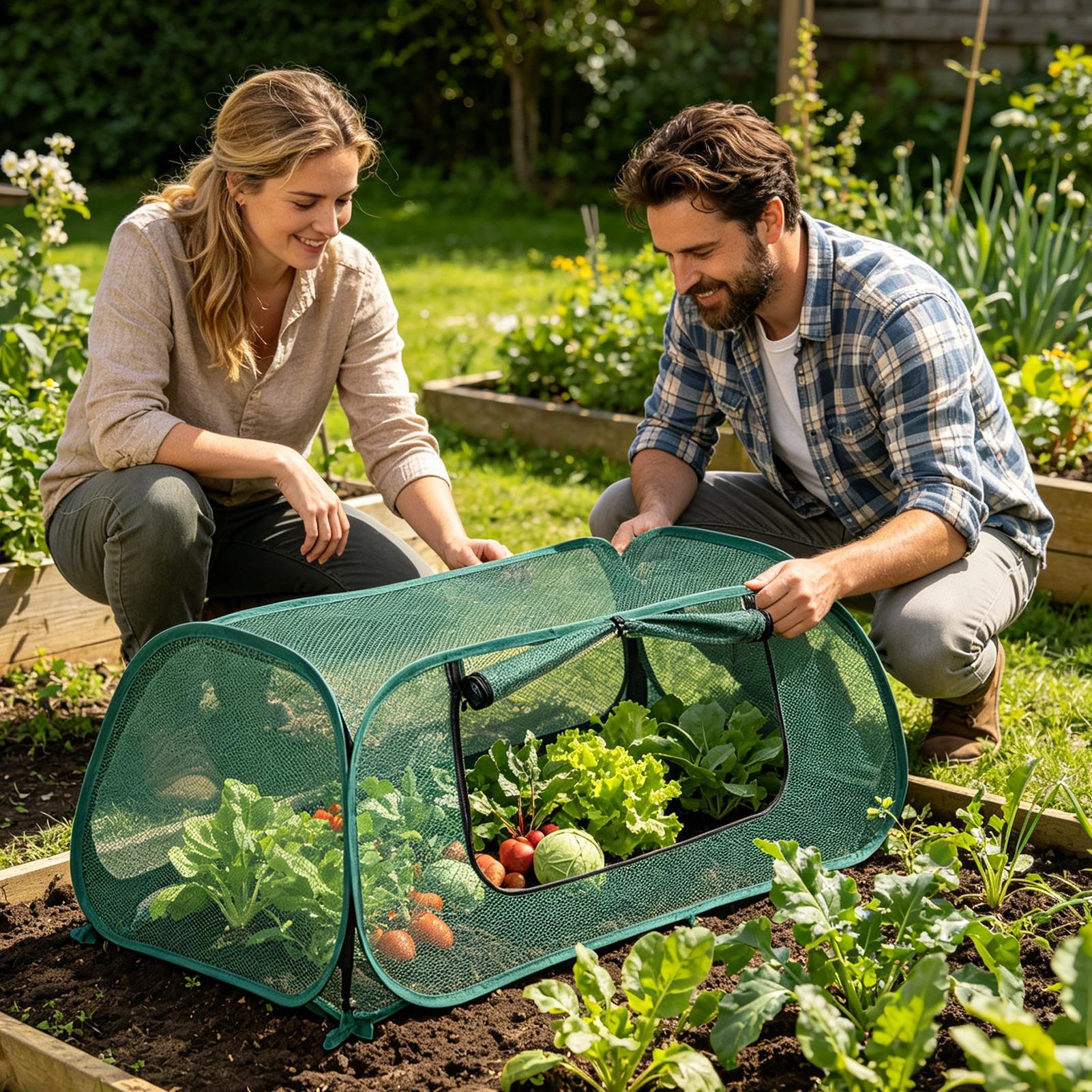 Popup Garden Mesh Plant Cover  - Grow Bags 리뷰 및 가격