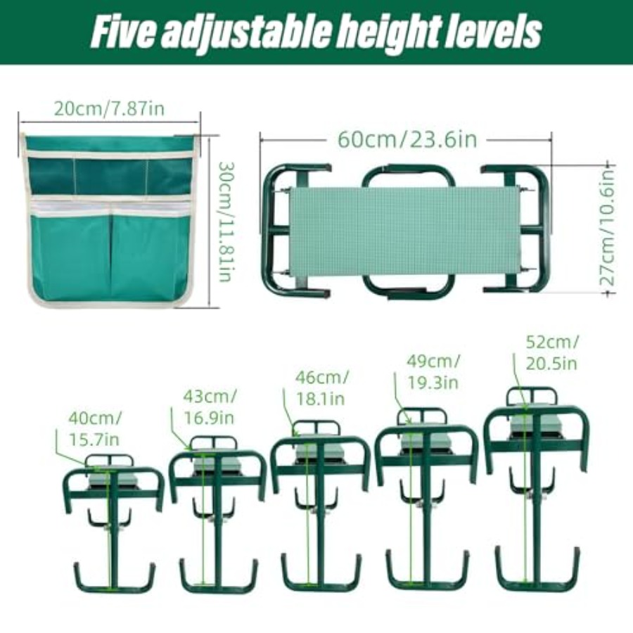Adjustable Garden Kneeler and  - Gardening Tools Heavy Duty 리뷰 및 가격
