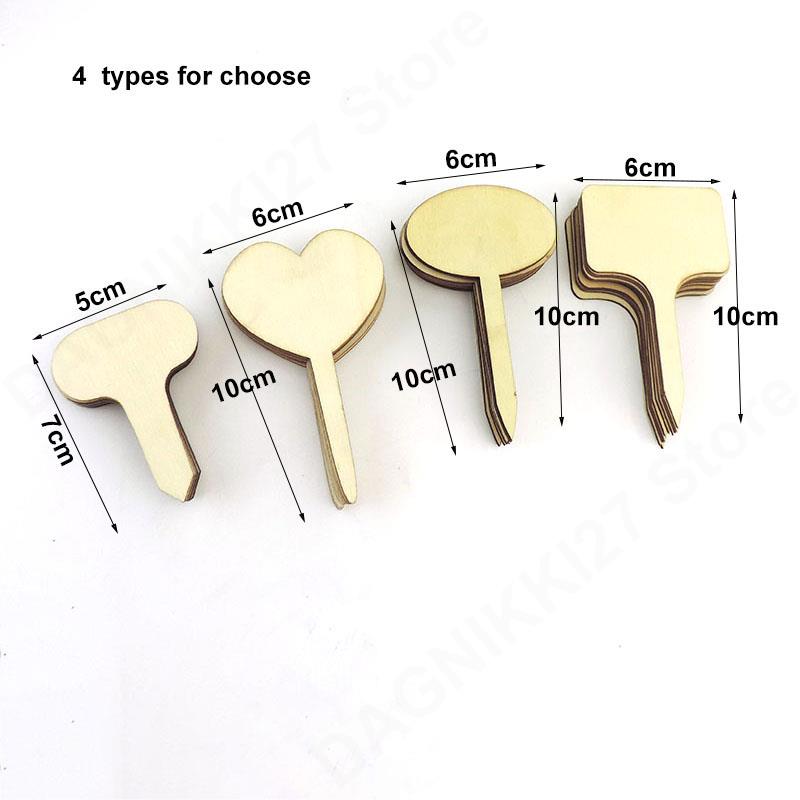 10x T-Type Wooden Plant Labels - Gardening Tools Types 리뷰 및 가격