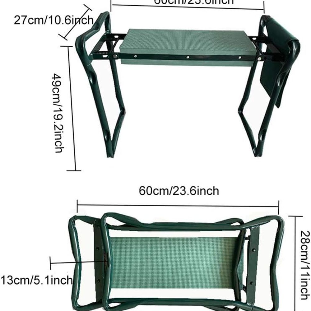 Portable Folding Garden Kneele - Gardening Tools Green 리뷰 및 가격
