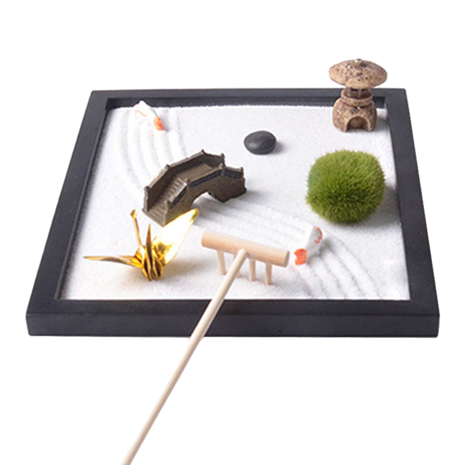 Zen Garden Sand Tray for Desk  - Gardening Tools Kit For Home Garden 리뷰 및 가격