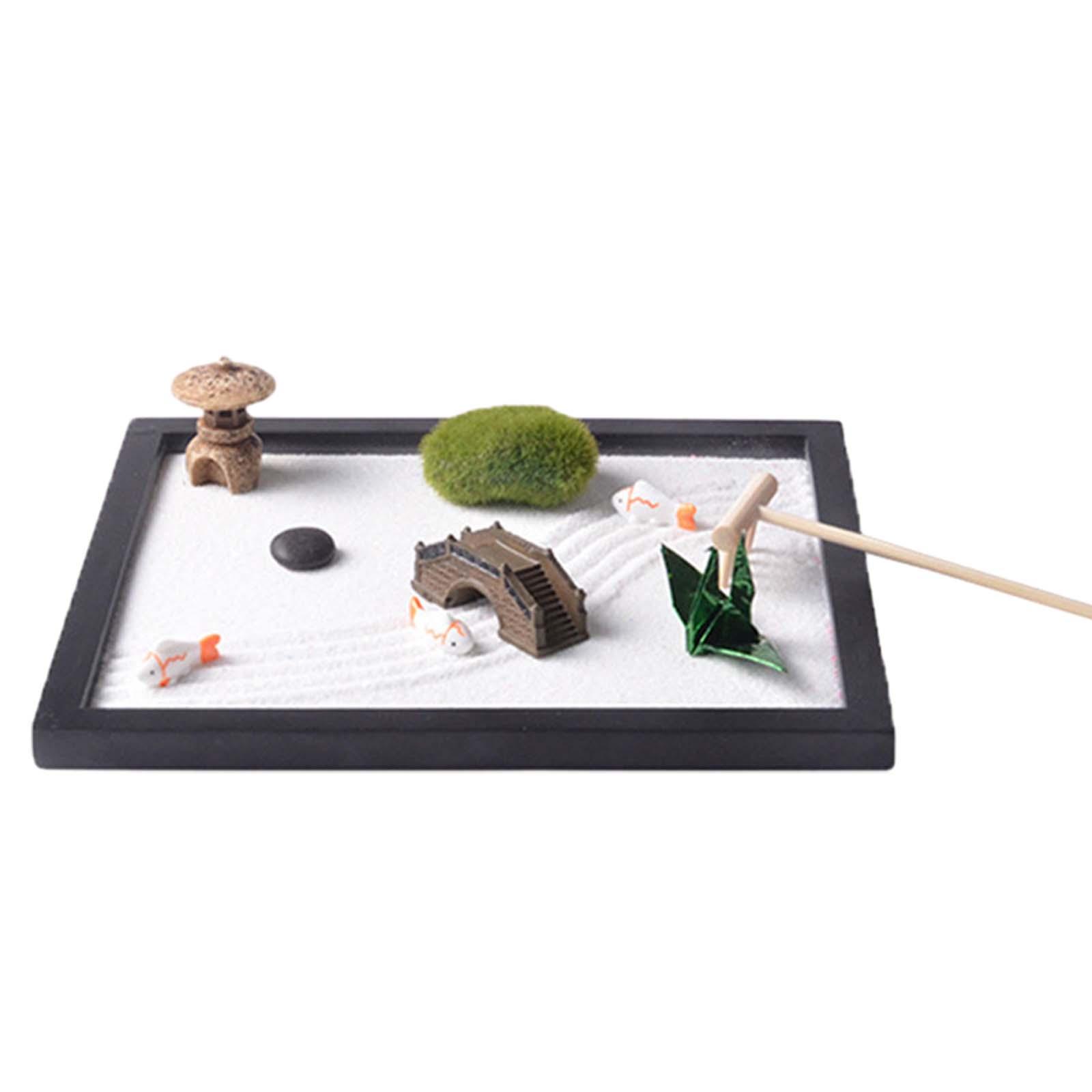 Zen Garden Sand Tray for Desk  - Gardening Tools Kit For Home Garden 리뷰 및 가격