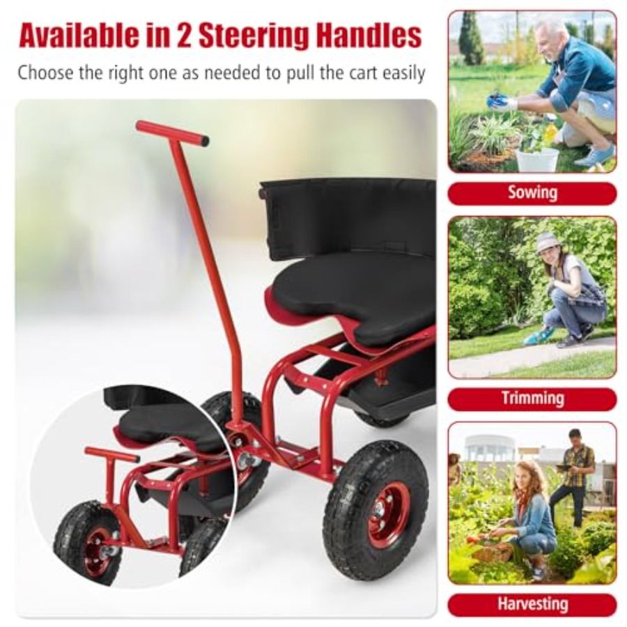 Outdoor gardening seat wagon w - Gardening Tools Green 리뷰 및 가격