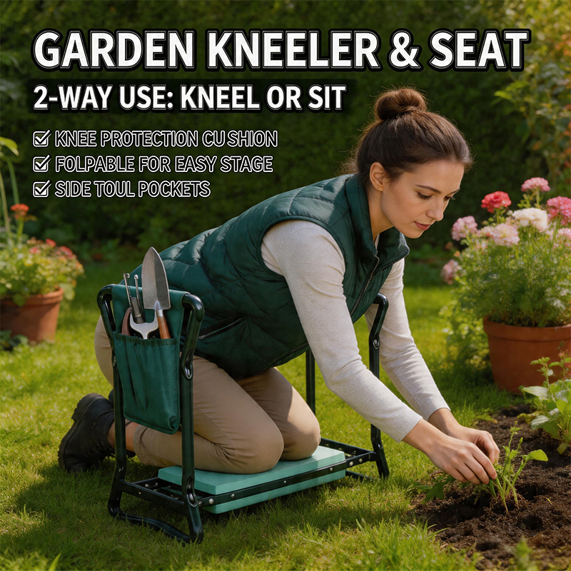 Garden Kneeler Folding Garden  - Garden Kneeling Pad 리뷰 및 가격