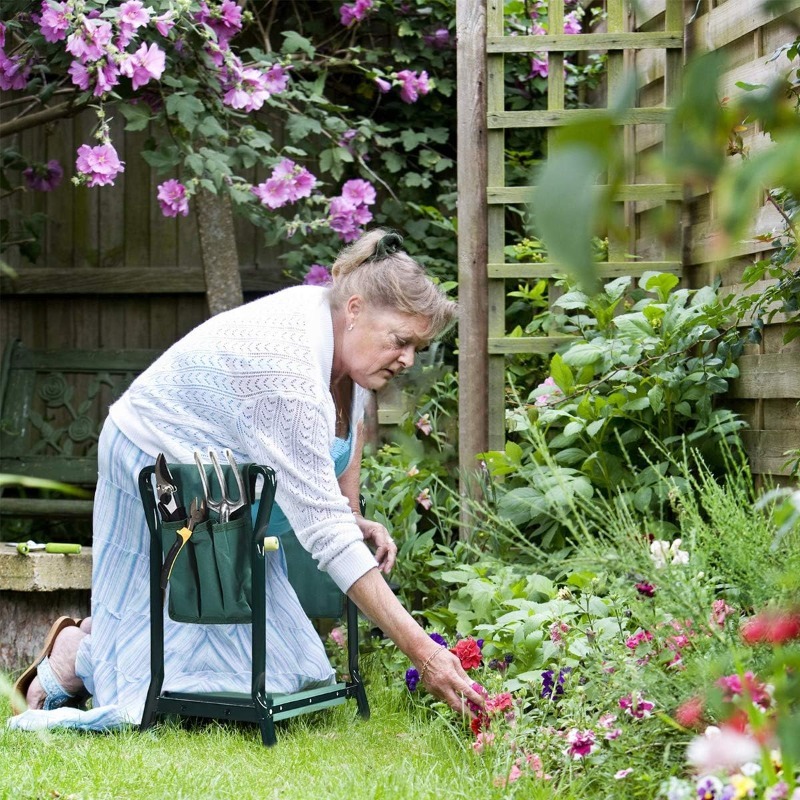 Garden Kneeler Folding Garden  - Garden Kneeling Pad 리뷰 및 가격